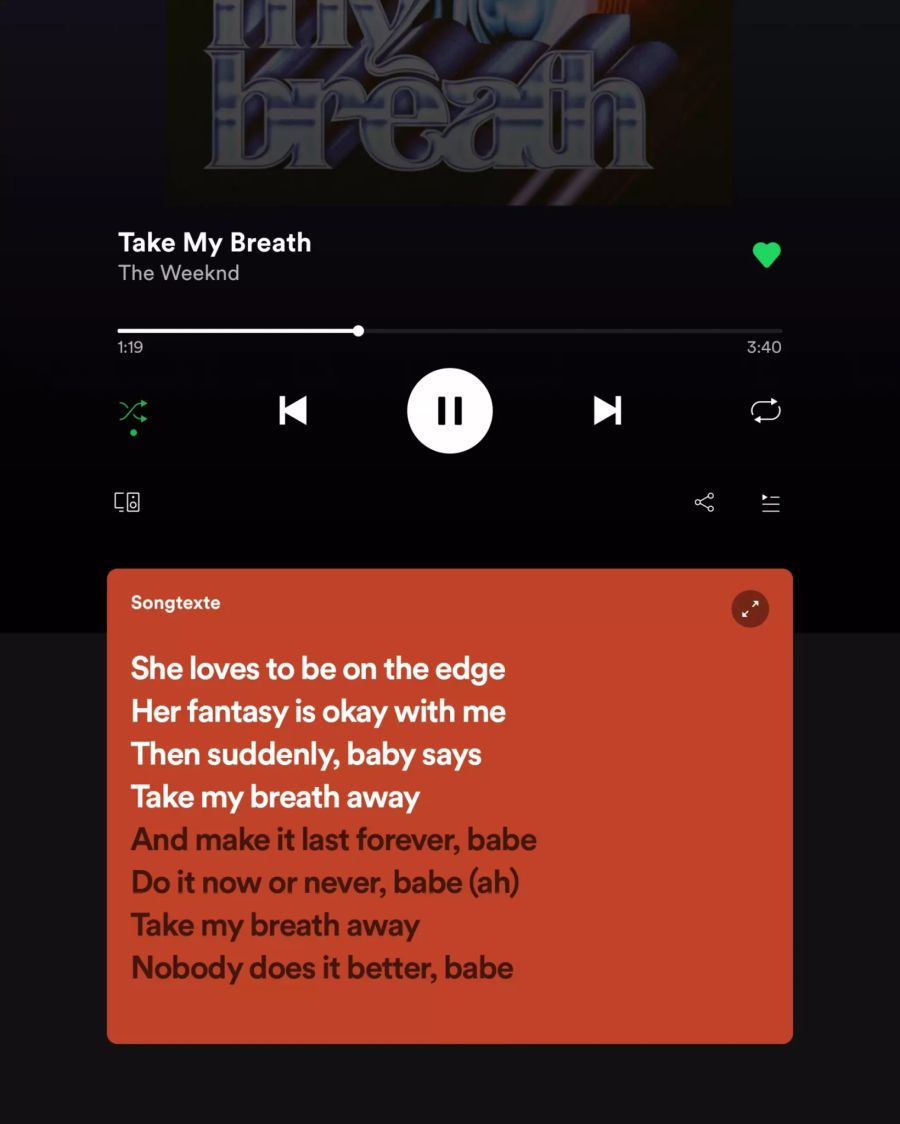 Mit dem neuen Lyrics-Feature können Songtexte direkt in Spotify mitgelesen werden.