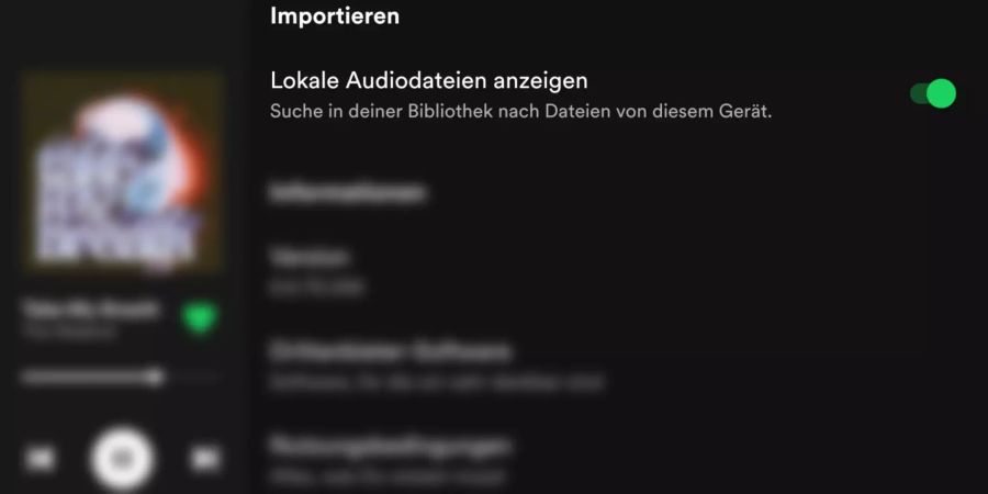 Klammheimlich hat Spotify auch lokale Dateien für die App hinzugefügt.