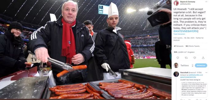 Hoeness war selber viele Jahre Chef einer Wurstfabrik, gab diese aber im Jahr 2001 an seinen Sohn Florian ab. Uli Hoeness