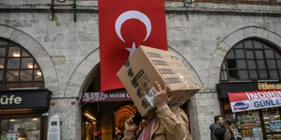Strassenszene in Istanbul