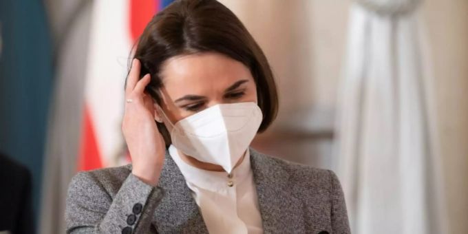 Belarussische Oppositionsführerin Swetlana Tichanowskaja Belarussische Oppositionsführerin Swetlana Tichanowskaja