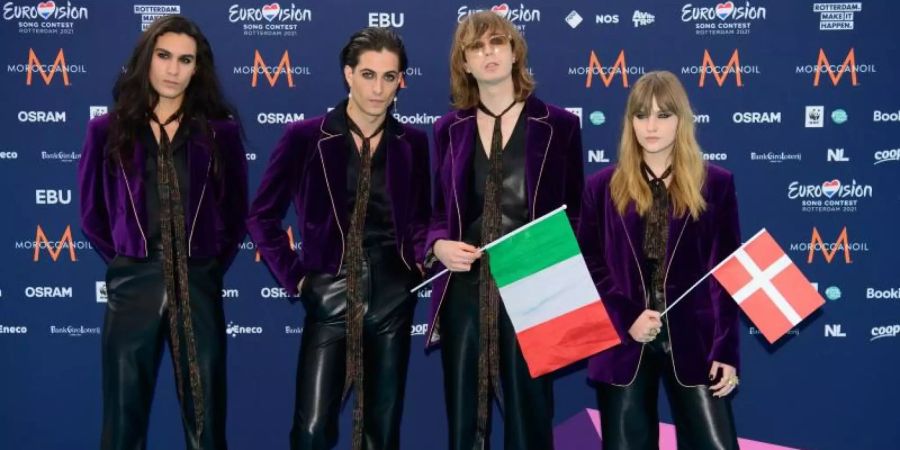 Die Rockband Måneskin aus Italien gewann den ESC in diesem Jahr. Foto: Soeren Stache/dpa-Zentralbild/dpa