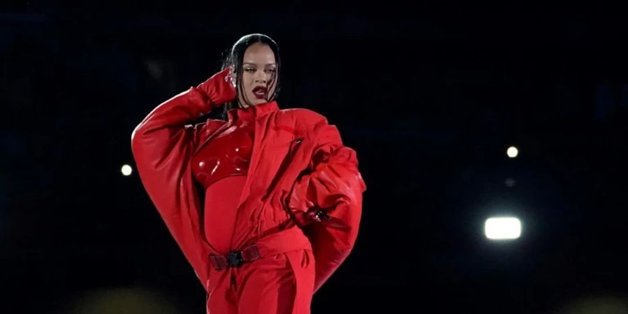 Der letzte grosse Auftritt von Rihanna war beim Super Bowl im Februar 2023. (Archivbild)