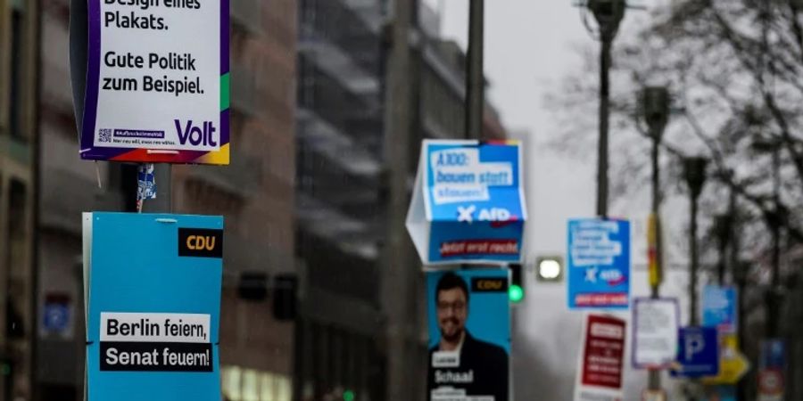 Wahlplakate in Berlin