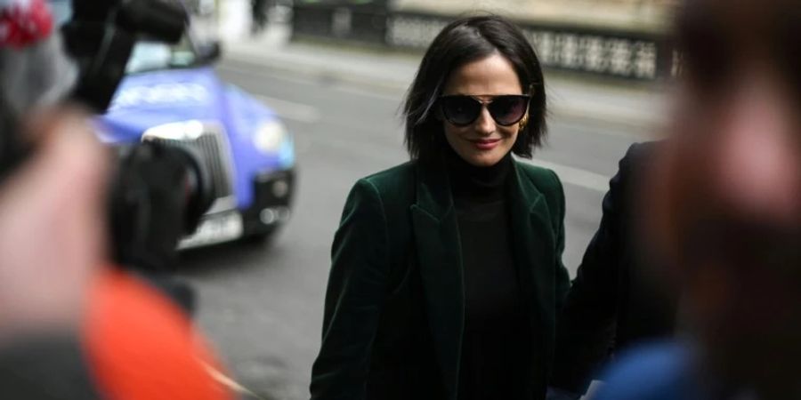 Eva Green bei der Ankunft vor dem Londoner Gericht