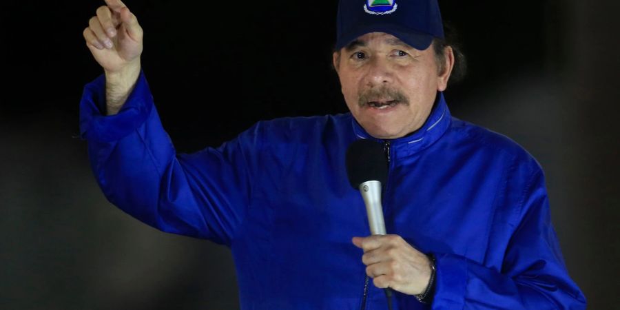 Nicaraguas autoritär regierender Präsident Daniel Ortega, hier im Jahr 2019.