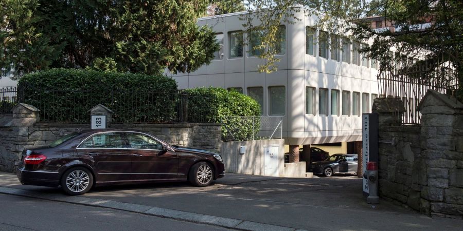 Die Büros der Gazprombank in Zürich.