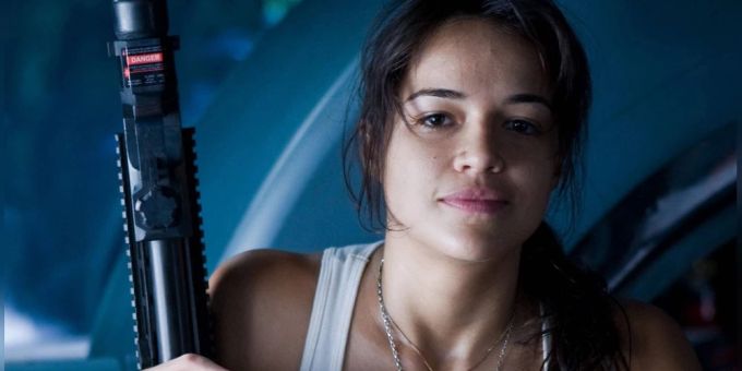 Michelle Rodriguez 2009 in «Avatar - Aufbruch nach Pandora». Michelle Rodriguez in Avatar