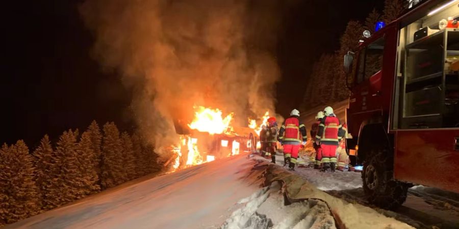 Lauenen: Wohnhaus vollständig abgebrannt