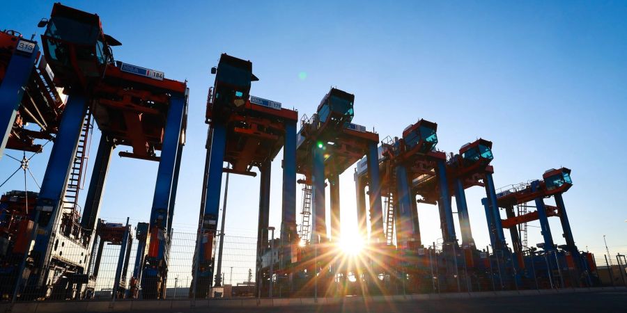 Das Container Terminal Burchardkai (CTA) in Hamburg: Die Konjunktur zieht laut Ifo-Prognose wieder an.