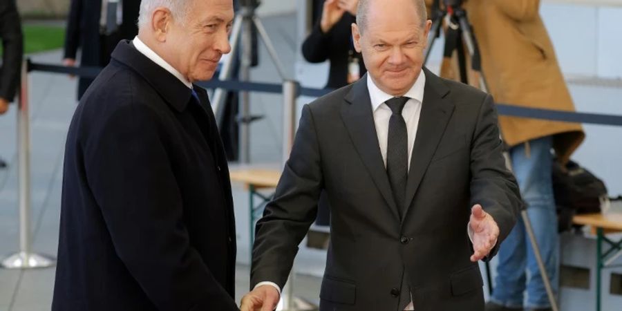 Scholz empfängt Netanjahu im Kanzleramt in Berlin