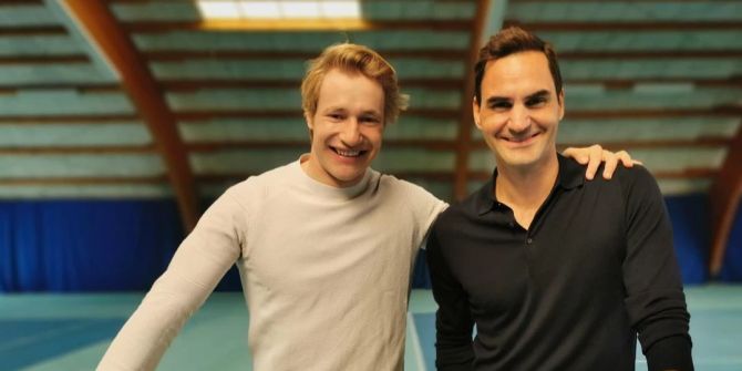 Marco Odermatt Roger Federer