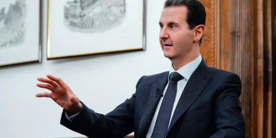 Syriens Präsident Baschar al-Assad: Nach mehr als neun Jahren Bürgerkrieg beherrschen Assads Anhänger wieder mehr als zwei Drittel des Landes. Foto: //SANA/dpa