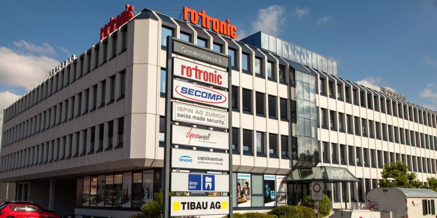 Das Industriegebiet in Bassersdorf.