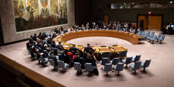 In New York findet eine kurzfristig anberaumte Dringlichkeitssitzung des UN-Sicherheitsrates Sicherheitsrates statt, un-sicherheitsrat