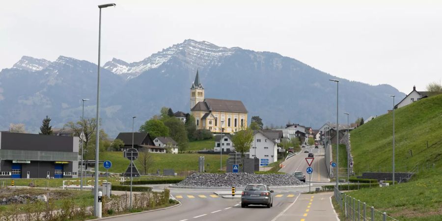 Die Gemeinde Reichenburg in der Innerschweiz.