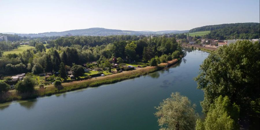 Die Limmat in Dietikon.