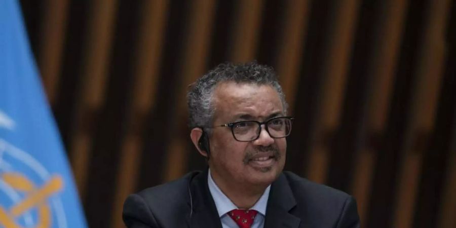 Der Generaldirektor der Weltgesundheitsorganisation, Tedros Adhanom Ghebreyesus, warnt im Kampf gegen die Coronavirus-Pandemie vor Nachlässigkeit. Foto: WHO/Christopher Black/WHO/Christopher Black/AP/dpa