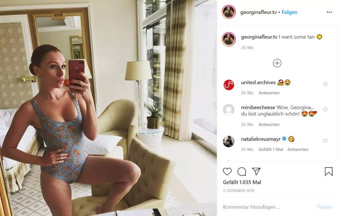 Georgina Fleur – hier im Dezember 2019 – hatte Ärger im «Sommerhaus der Stars». sommerhaus der stars