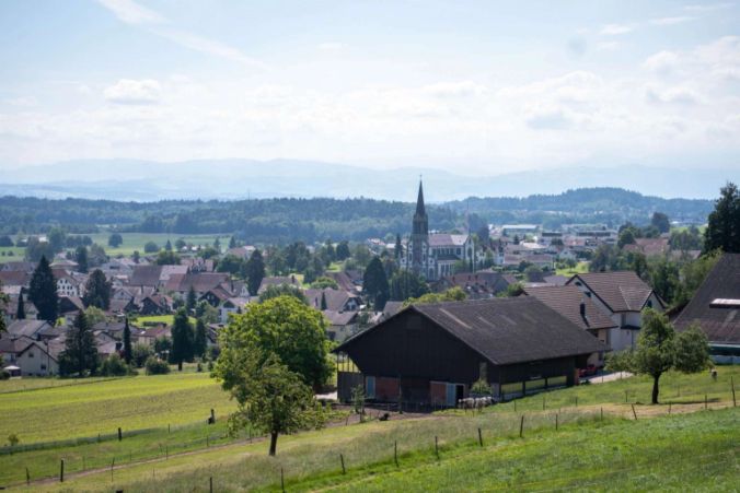 Die Aussicht Richtung Boswil.