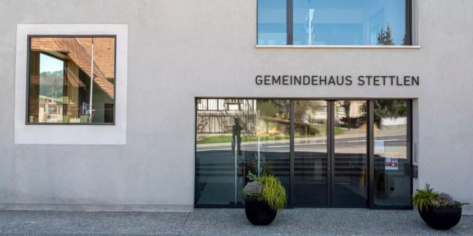 Das Gemeindehaus von Stettlen. Das Gemeindehaus von Stettlen.