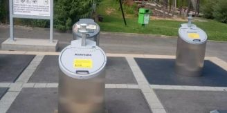 Gemeinde - Sammelstelle Hirschenwiese um zweiten Unterflurcontainer erweitert