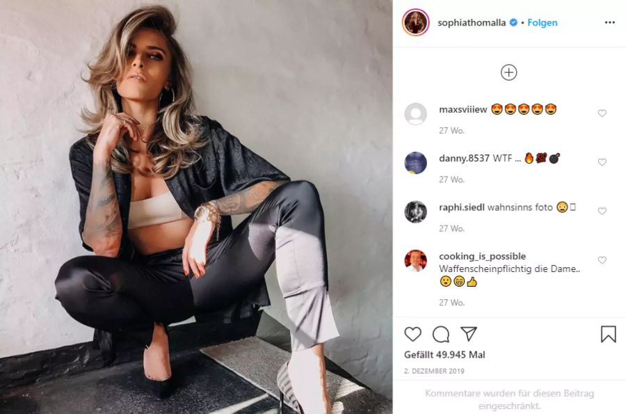 Sophia Thomalla ist Schauspielerin.