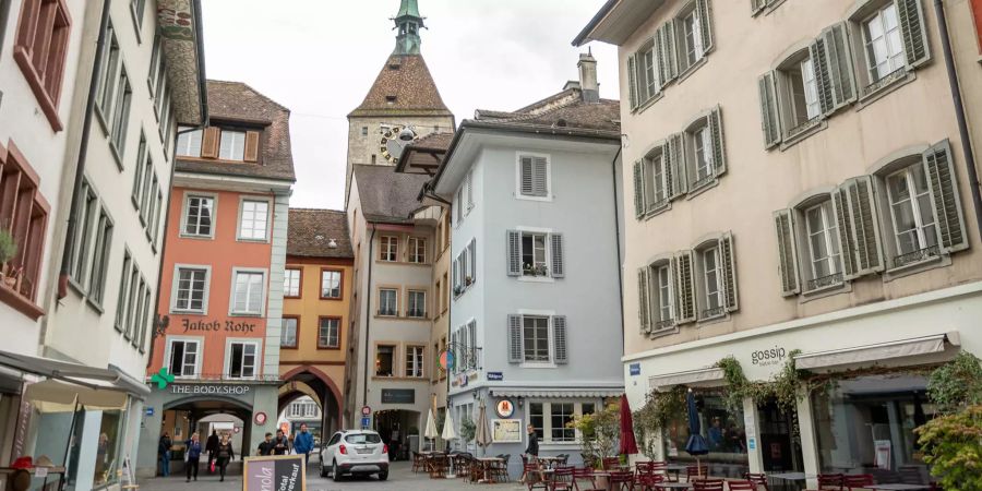 Die Altstadt von Aarau.