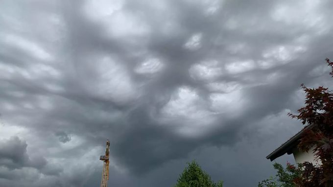 Gewitterwolken über Bern. (Archivbild) Wetter
