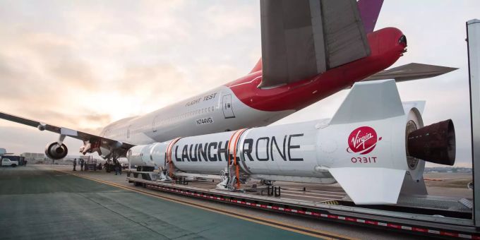 Virgin Orbit musste am Montagabend ihren Jungfernflug kurz nach dem Start abbrechen. Virgin Orbit