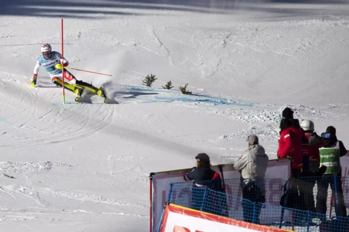 Der Schweizer Daniel Yule am FIS-Weltcup 2019/20. FIS-Weltcup Yule Wintersport SRF
