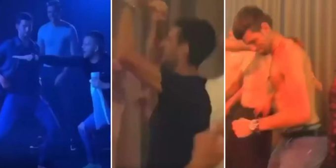 Wilde Party-Nacht - Hier tanzt und feiert Djokovic in Serbien oben ohne