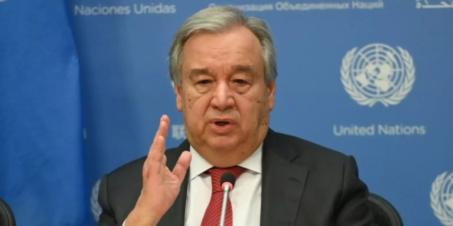 UN-Chef Antonio Guterres