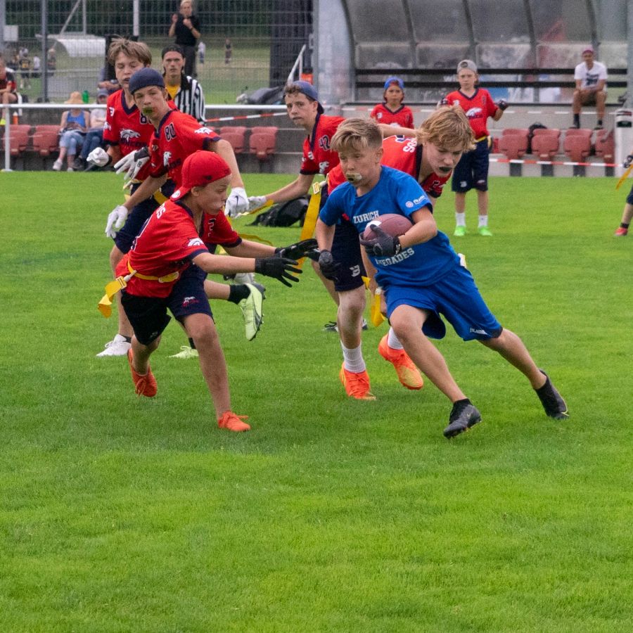 Die Junioren während des U-13-Finals.