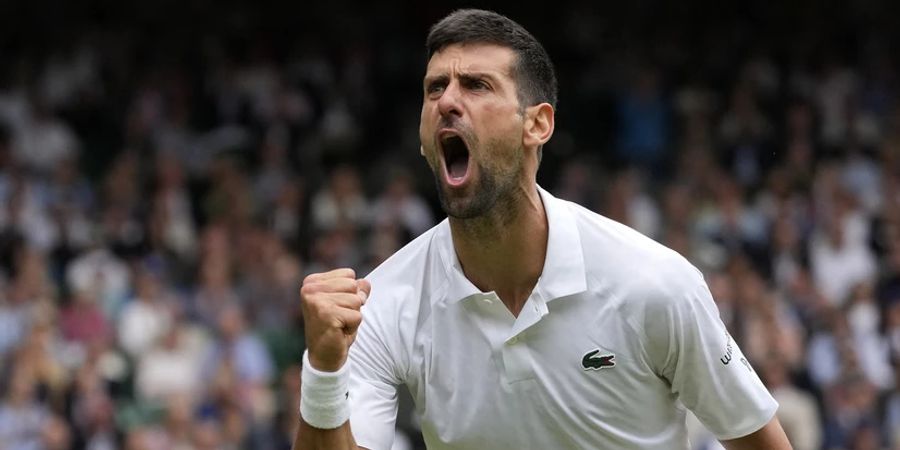 Novak Djokovic steht im Halbfinal von Wimbledon.