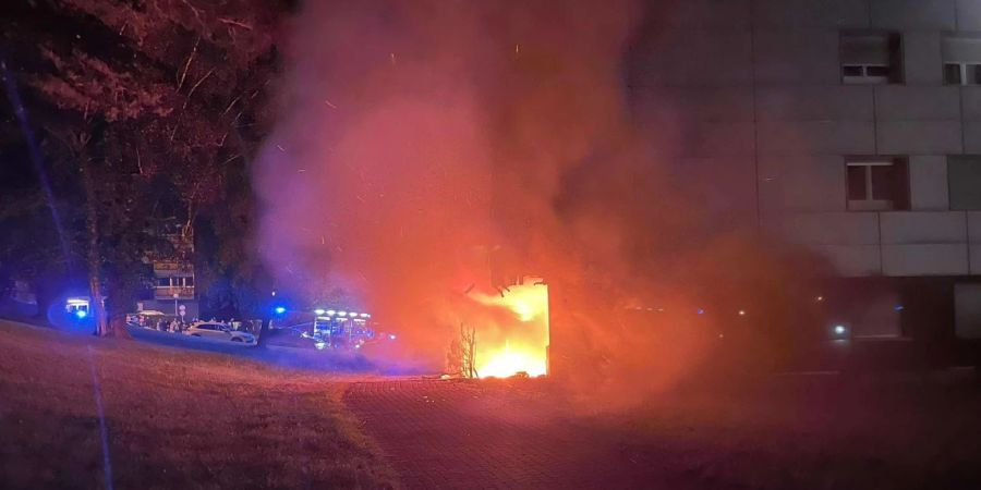 Wohnungsbrand in Freiburg