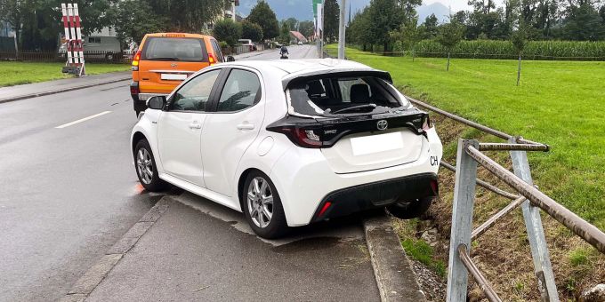 Alpnachstad OW - Bei Unfall Gas- mit Bremspedal verwechselt