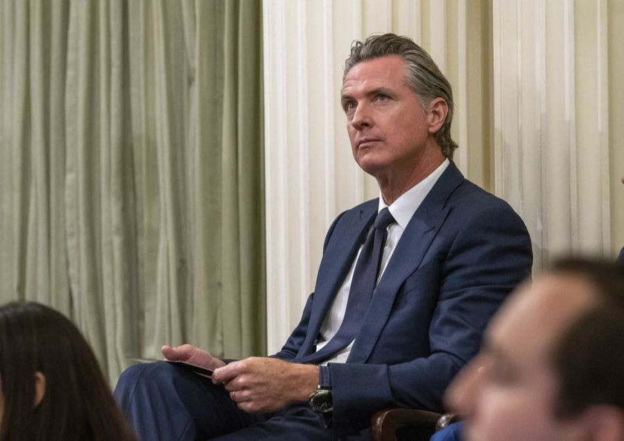 Gavin Newsom wurde als Ersatzkandidat für Biden gehandelt, der kalifornische Gouverneur hat sich aber bereits klar hinter Kamala Harris gestellt.