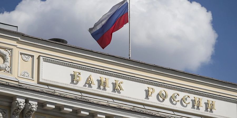 Neue Geldpolitik bis Ende Jahr: Die russische Notenbank will keine Fremdwährungen mehr ankaufen. Dies soll wohl dem starken Kursverfall des russischen Rubels entgegenwirken. (Archivbild)