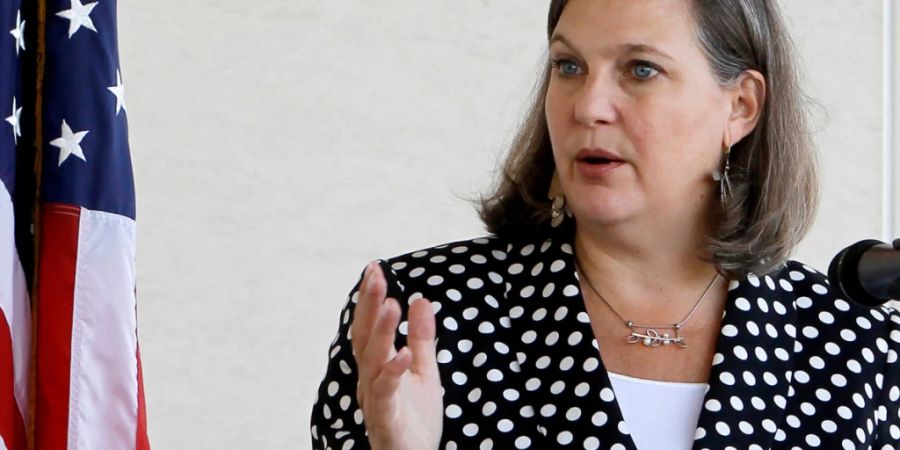 ARCHIV - Die US-Spitzendiplomatin Victoria Nuland hat führende Köpfe der Militärjunta im Niger getroffen. Foto: Boris Grdanoski/AP/dpa