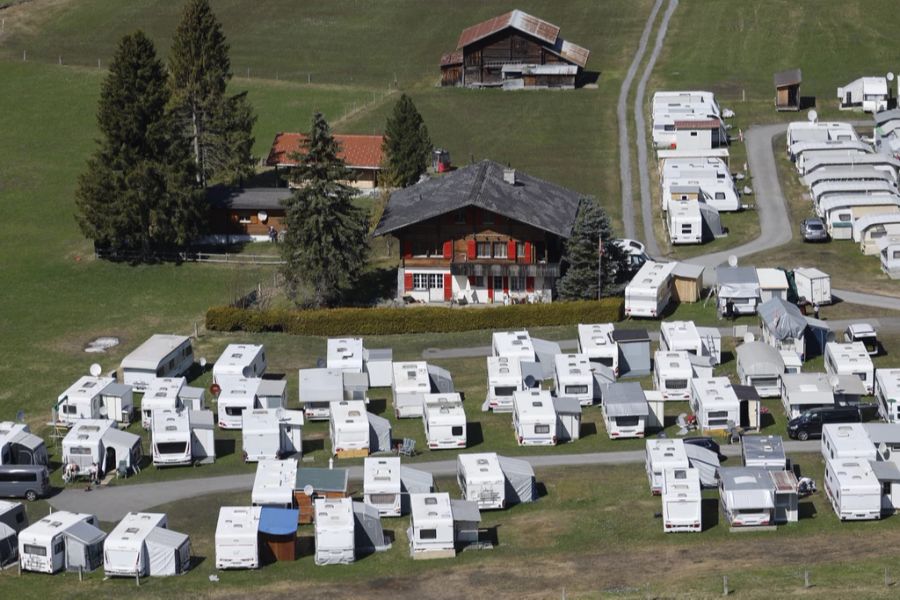 Sein Wohnmobil wurde auf einem Campingplatz in Grindelwald BE gefunden. (Symbolbild)