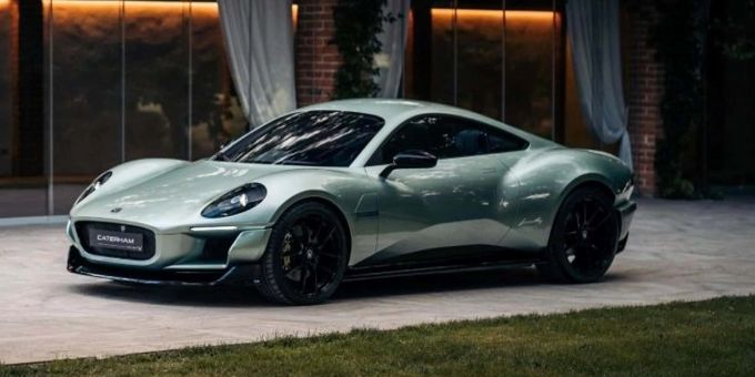 Das Caterham Project V ist ein flaches und sehr emotional gezeichnetes Coupé – so soll der Umstieg auf Elektroantrieb gelingen Caterham Project V