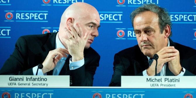 Infantino Platini FIFA UEFA