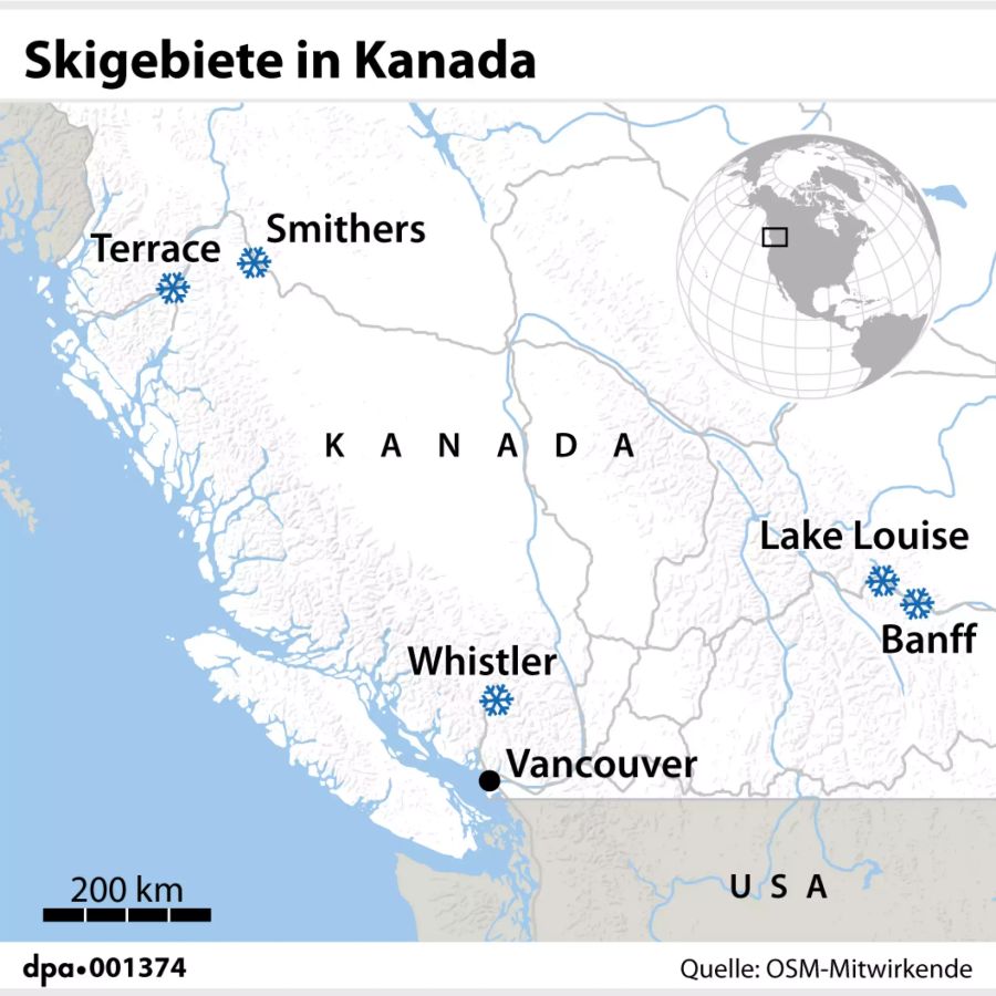 Grafik dpa Westkanada