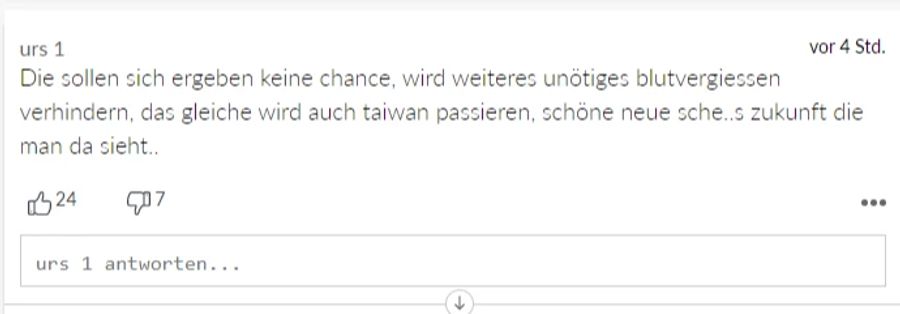 Pragmatisch sieht es Urs 1.