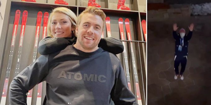 Corona-Regeln - Shiffrin und Kilde turteln bei Olympia nur vom Balkon