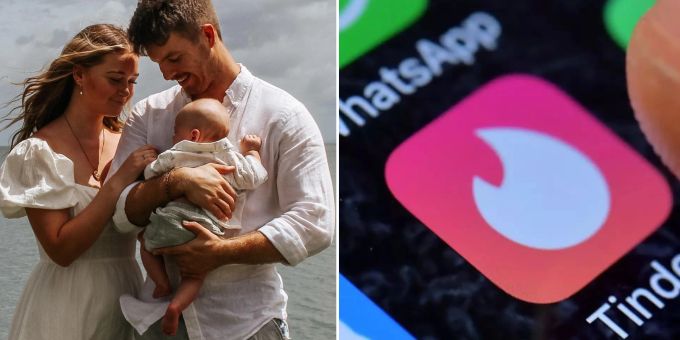 Alyssa und Max haben sich auf Tinder kennengelernt. Söhnchen Ollie macht ihr Glück perfekt. Tinder