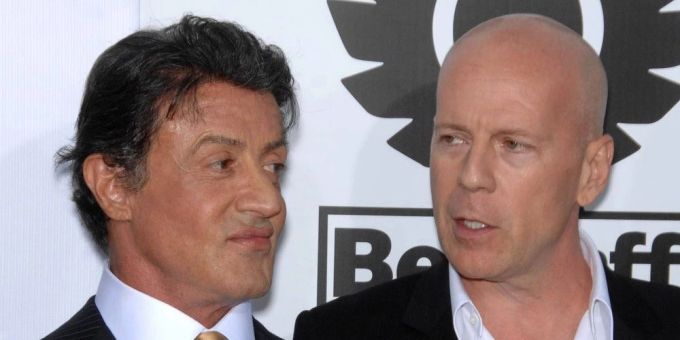 Sylvester Stallone (li.) und Bruce Willis haben schon viel miteinander erlebt. Bruce Willis Sylvester Stallone