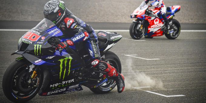 Fabio Quartararo (Yamaha) beim Vorsaison-Test der MotoGP in Mandalika. Fabio Quartararo Yamaha MotoGP