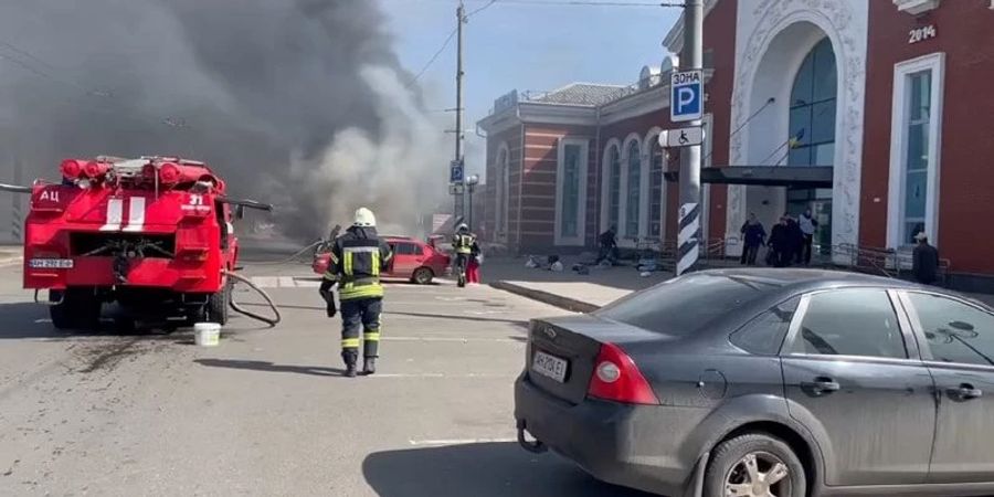 Rettungskräfte Kramatorsk